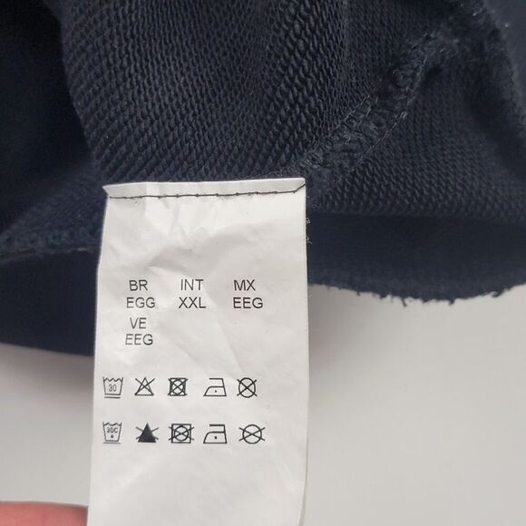 Hugo Boss Hoodie Mens XXL Black Patch Logo Hoody Boss Full Zip Jacket‎ - Picture 10 of 13